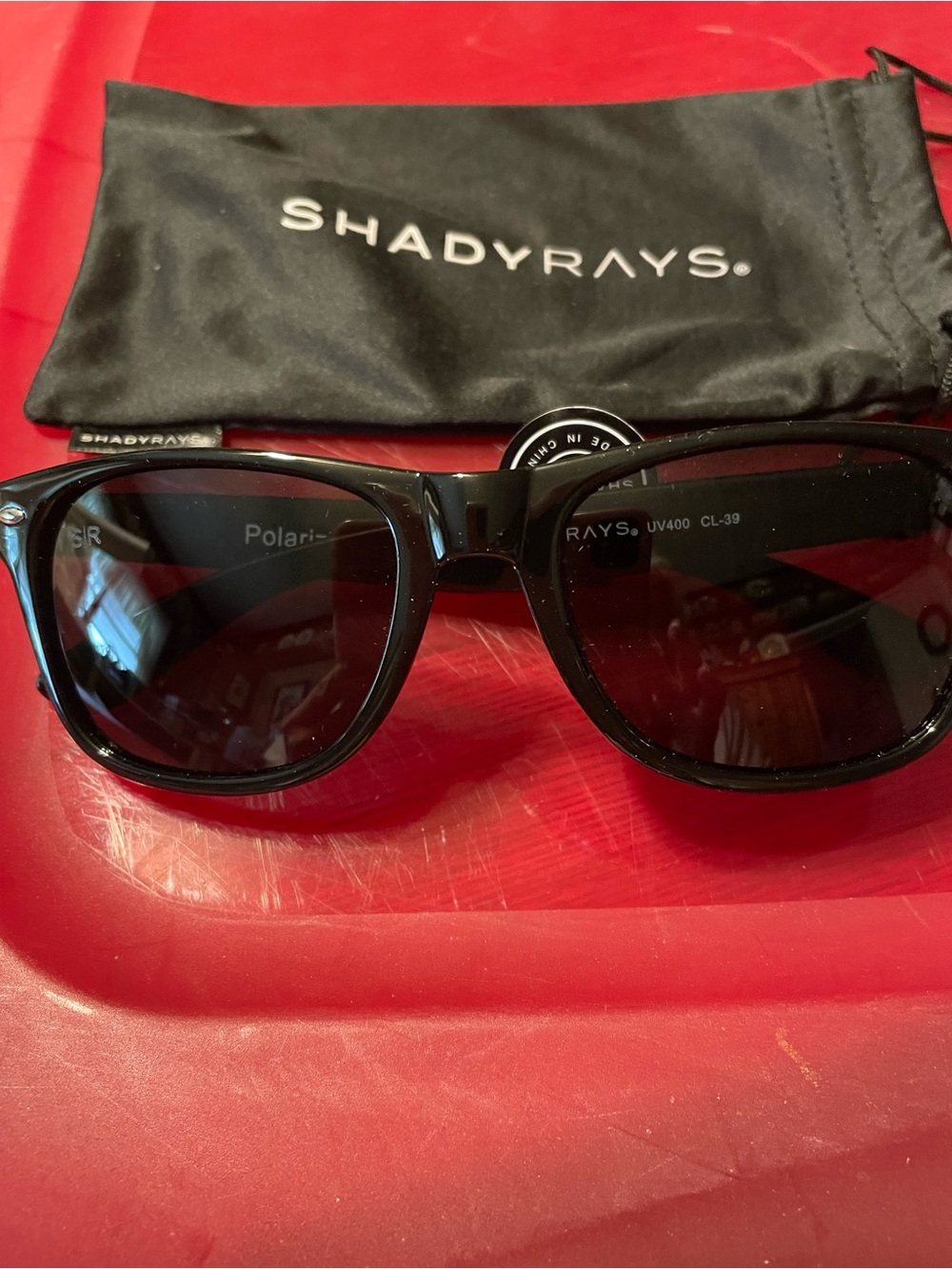 SHADY RAYS Men's Polarized Sunglasses in Black